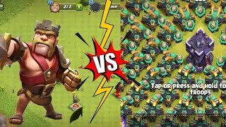 Barbarian King vs Scattershot | Clash of Clans funny #clashofclans #cocfunny