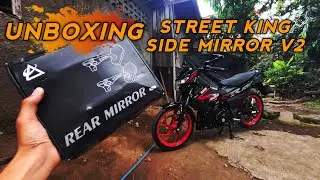 UNBOXING STREET KING SIDE MIRROR V2 | #Amego