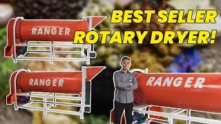 ROTARY DRYER 300KG! MESIN PENGERING GULA, GARAM, SERBUK, TEPUNG, AMPAS, PUPUK, PELET, COCOPEAT, DLL