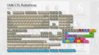 Unboxing GMK CYL Rubrehose Keycap Set