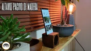 como hacer un altavoz pasivo de madera para celular