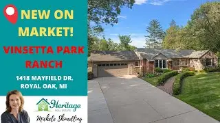 NEW ON MARKET! Vinsetta Park Ranch 1418 Mayfield Drive, Royal Oak, Michigan Real Estate