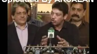 Senator Faisal Raza Abidi Press Conference with Governor Sindh Ishratul Ebad on Karachi Issue.flv