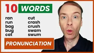 Practice English Pronunciation of /&aelig;/ and /ʌ/ vowel sounds | RAN vs RUN