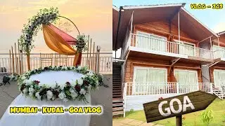 VL303 - Mumbai - Kudal - Goa Trip, 2025 🥹🚗⚠️ #crazy #goa #travel #vlog 
