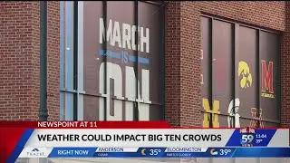 Big Ten basketball fans say winter weather won't hold them back