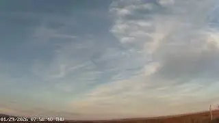 01/29/26 Time Lapse - Lake Alan Henry Weather - Texas