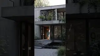 🏛 Kabacki Bunker &ndash; Cocrete Design Villa AI Architecture Animation #midjourney #aiart #concrete