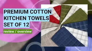 Review: Premium Cotton Kitchen Towels - Ultra Absorbent & Durable!