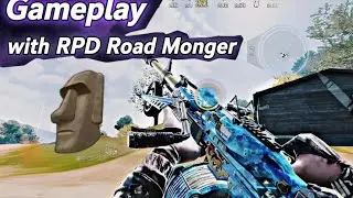 🔥CALL OF DUTY MOBILE  GAMPLAY WITH RPD ROAD MONGERING  SKIN👍#codm #battleroyale #viralvideo