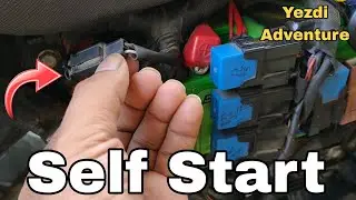 Self Start Switch Fail? In Yezdi Adventure Starter like this