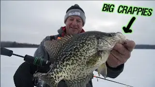 How to catch Crappies on Basin lakes Ice fishing