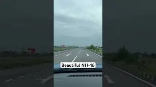 Beautiful NH-16 Highway. #nh16 #scenicdrive #rajamundry