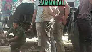 Truck rear wheel hub greasing | Indian truck mechanics