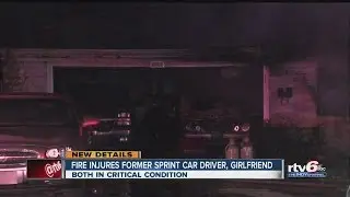 Fire injuries former SPRINT car driver, girlfriend