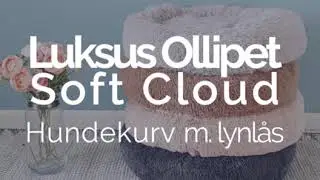 luksus Ollipet soft cloud hundeseng med aftageligt betr&aelig;k