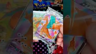 Accidentally Ripped a High Valued Charizard Card! Send Help! #pokemon #charizard