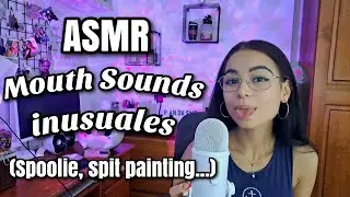 ASMR MOUTH SOUNDS INUSUALES!👄 Spoolie asmr, spit painting...| ASMR en espa&ntilde;ol para dormir | Pandasmr