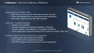 Cambium - cnMaestro Introduction
