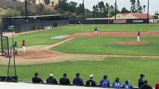 Andrew Gomez RHP Valencia High - West Coast Uncommitted Showcase, June 2025. Pepperdine University