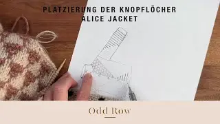 Platzierung der Knopfl&ouml;cher Alice Jacket - Deutsch