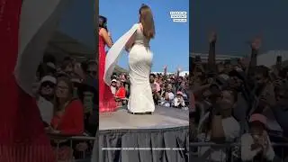 Honey Rose in white saree 🥵🍑 #bollywood #shape #honeyrose #big #shortvideo