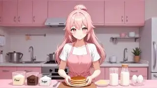 Relaxing Chocolate Pancake Cooking | Soft ASMR Sounds & Light Music