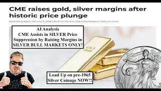 SILVER ALERT! CME Only Raises Margin Requirements to Stop Price Rises! 100% CRIMINAL! (Bix Weir)