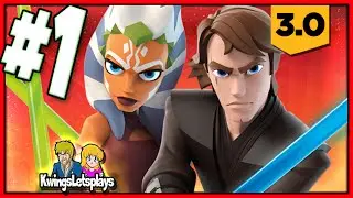 Disney Infinity 3.0 - STAR WARS Part 1 (Assualt on Genosis) Twilight of the Republic Play Set