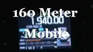 160 Meters Mobile - KB3RHR at the Jersey Shore