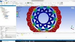 Thermal Analysis of Brake Disc  #ANSYS #BAJA #FormulaStudent #Motorsport