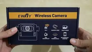 EWAY WiFi Magnetic Hitch Wireless Backup Rear/Front View Camera