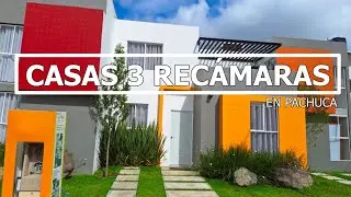 Casas en Pachuca 3 recámaras y terraza - Cerca Estado de México y CDMX