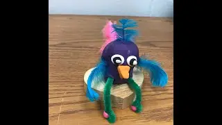 Model Magic-  Bird Sculpture