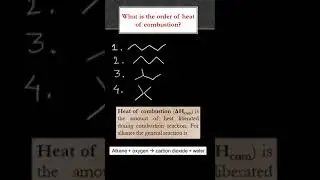 Order of heat of combustion | Hydrocarbon |JEE|NEET