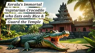 Vegetarian Crocodile who Eats only Rice & Guard this Kerala's Temple