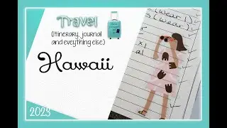 TPC Hybrid Planner ll travel planner ll #atp after the pen with PHOTOS ll Hawaii