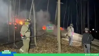 South Blooming Grove Fire Department and Blooming Grove Police responded to a brush fire