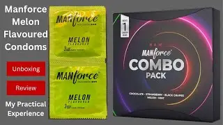 Manforce Melon Flavoured Condoms | Lubricated Flavoured Condoms For Men | Unboxing | Review | YPG