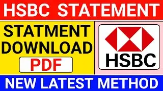 how to download hsbc statement in pdf | how to download hsbc uk bank statement