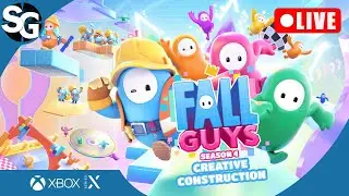 🔴 LIVE | FALL GUYS Season 4: Creative Construction Gameplay (w/ Subscribers & Custom Levels)