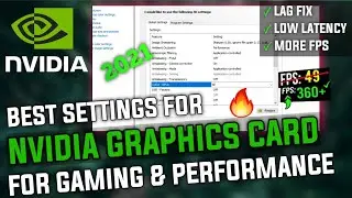 🔧How To Boost NVIDIA Graphics Card For Gaming & performance ✅|Nvidia FPS Boost| Nvidia Driver
