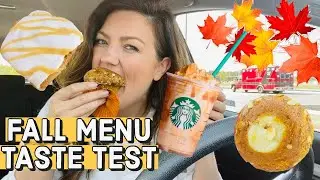 TRYING EVERY STARBUCKS FALL MENU ITEM - POINTS INCLUDED