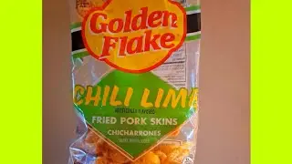 Golden Flake CHILI LIME FRIED PORK SKINS CHICHARRONES Review
