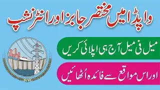 Wapda Jobs 2025 - How To Apply Online - Paid Internship - Stipend & Eligibility - Step By Step Guide