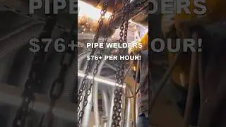 $76/Hour PIPE WELDER Life &mdash; Stick, TIG, MIG | Workflow POV #shorts