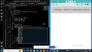 how to make navigation bar html, css (nav bar css)