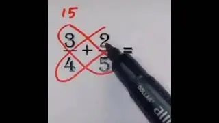 Kesirler Kolay Yoldan Nasıl Toplanır  (Pratik Y&ouml;ntem)