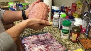 Bacon basket weave meatloaf