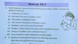 Class 7th maths l Exercise 10.1 l Chapter 10 l Algebraic Expression l Ncert l Solution l Cbse l Math